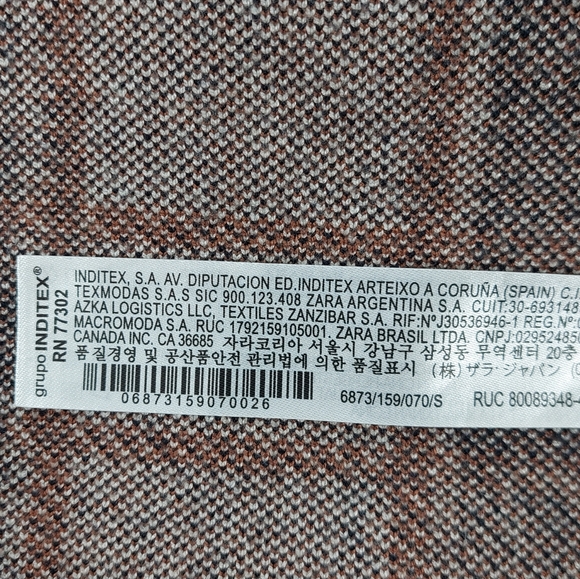 Zara Bloggers Fave Plaid-Houndstooth Double Breast Lightweight Oversized… - Picture 14 of 14